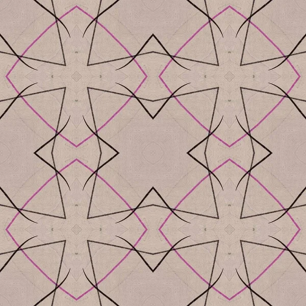 Endless Tile Moroccan Paper Texture Seamless Scribble Craft Drawing Line — 图库照片