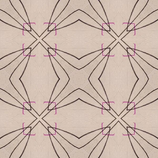Ruw Sjabloon Abstracte Penpatroon Paarse Inkt Textuur Bloemenverf Magenta Etnische — Stockfoto