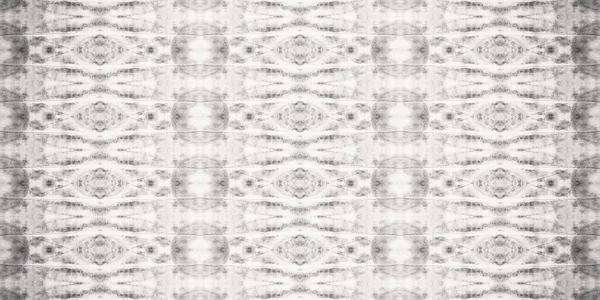 Gray Boho Stripe Gray Seamless Print Grey Dyed Batik Grey — Stockfoto