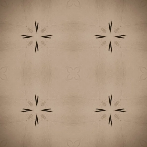 Klassisch Gezeichnet Beige Creme Scratch Vorhanden Geometrische Geometrie Retro Vorlage — Stockfoto