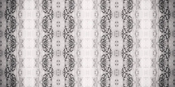 白染めの水彩画 ホワイト ストローク 灰色の染め模様 灰色のボホブラシ 灰色の伝統的な汚れ グレーのテクスチャプリント 黒ボヘミアの織物 グレイ アブストラクト — ストック写真