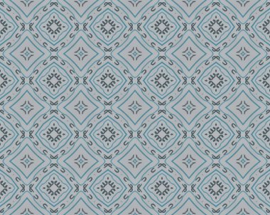 Mavi Çiçek Döşemesi. Aquarelle Geometrik Desen Yazdırma. Gri Özbekistan Rustik Motifi. Mavi Süslü Çiçek dokusu. Kusursuz Kabile Tasarımı. Arap Geometrik Çiçeği Boho. Beyaz Etnik Batik Ikat.