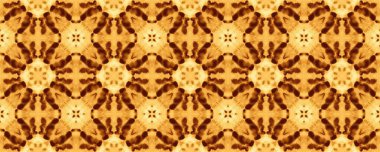 Sarı Hareket Çiçek deseni. Çamur çiçeği zemini. Doğa Deneyi Fas Batik. Geleneksel Geometrik Boya. Hint Geometrik Desen Yazdırma. Amerikan kırsal boyası. Kahverengi Etnik mürekkep
