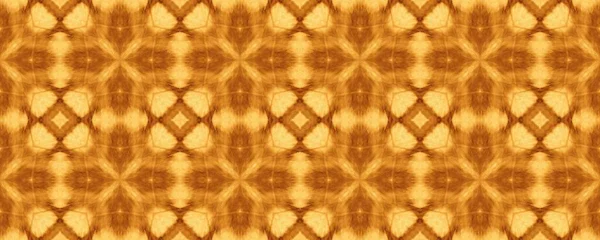 Bruin Gloeiend Rustiek Patroon Amerikaanse Geometrische Tegel Shine Arabische Quatrefoil — Stockfoto