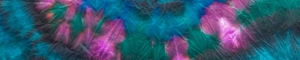 Kravat Boyası Neon Gradyan Suluboya Mavi Çizgili Neon Renkli Doku — Stok fotoğraf