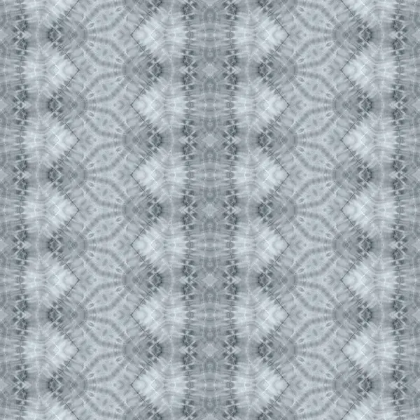 グレーのボヘミアン柄 グレーのボヘミアンテクスチャ 概要イカット波 シームレスなストライプボホールバティック 灰色の幾何学的ブラシ アブストラクト水彩ストロークパターン エスニック ボヘミアン バティック — ストック写真