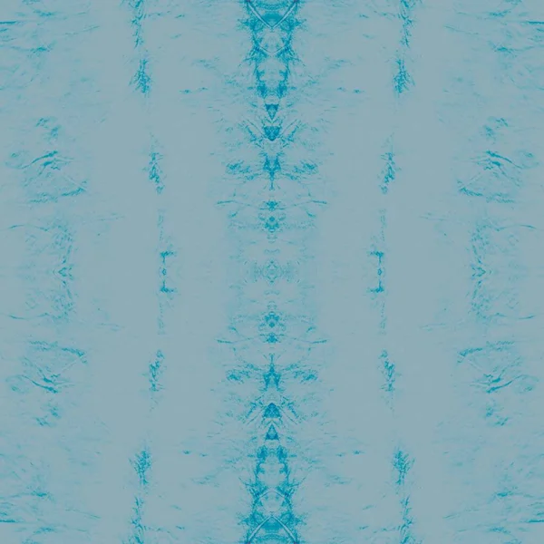 Blue Stripe Batik Forma Gelo Bianco Gelo Caleidoscopio Freddo Materiale — Foto Stock
