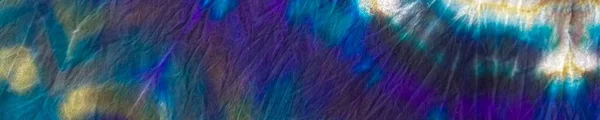 Tie Dye Neon Aquarela Abstrata Listra Azul Tingido Padrão Aquarela — Fotografia de Stock
