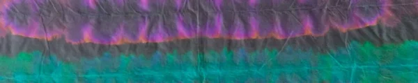 Tie Dye Neon Gradient Aquarel Grijze Streep Geverfd Aquarel Patroon — Stockfoto