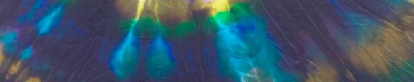 Nyakkendő Festék Neon Keleti Akvarell Kék Csík Festett Akvarell Textúra — Stock Fotó