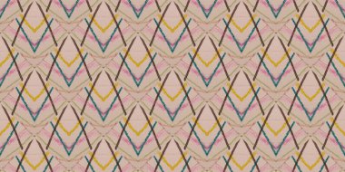 Basit Yazdır. El Grafik Boyası. Kağıt desenli karalama. Dalgalı Rhombus. Coğrafi Tasarım Çizimi. Renkli mürekkep dokusu. El şablonu. Sert Geometri. Renkli Zarif Şerit. Renkli Kusursuz Meydan