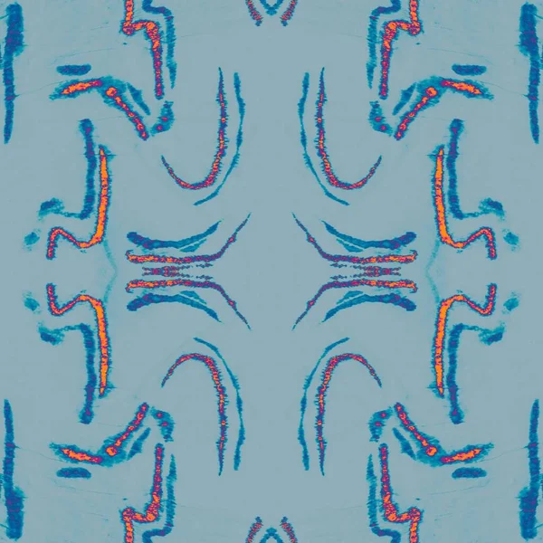 Cian Tie Dye Stripes Cartel Aguamarina Congelada Adorno Agua Nevada —  Fotos de Stock
