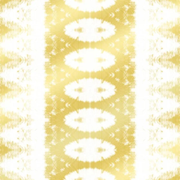 Arany Bohém Cakk Sunny Nyomtatás Fehér Mintás Kefe Bohém Textúra — Stock Fotó