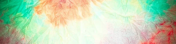 Tie Dye Neon Abstract Watercolour Червоне Світло Ікат Паттерн Багатокольорова — стокове фото