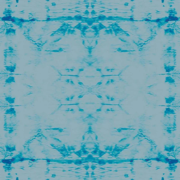 Teal Stripe Batik Jasná Sněhová Kapka Ohnivý Geometrický Motiv Frost — Stock fotografie
