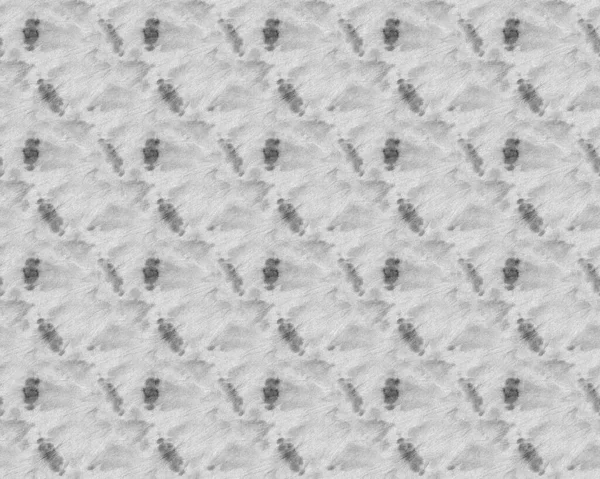Серый Галстук Бесшовный Рисунок Стирки Краски Белый Влажный Шелк Черный — стоковое фото