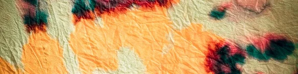霓虹灯 水彩画 多色条形图设计 红灯Ikat模式 红领带染料光带 红光霓虹灯水彩画纹理 Shibori Dip Texture Tie — 图库照片