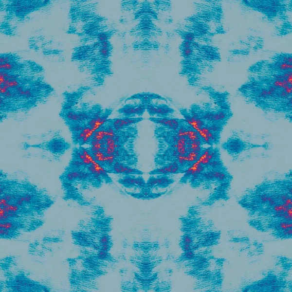 Blue Stripe Grunge Kall Tygdesign Frost Winter Ornament Snövit Grungy — Stockfoto