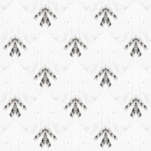 Grobe Geometrie Grau Rustikales Papier Nahtloses Druckmuster Geometrischer Hintergrund White — Stockfoto