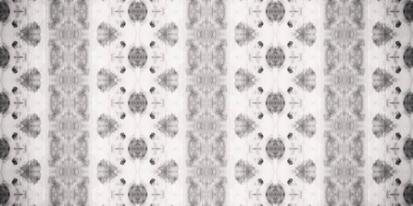 グレイ デッド スケッチ 白染めの水彩画 グレーの地理的パターン グレーの繰り返しプリント グレー プリント 黒い幾何学的テクスチャ 灰色の民族バティック — ストック写真