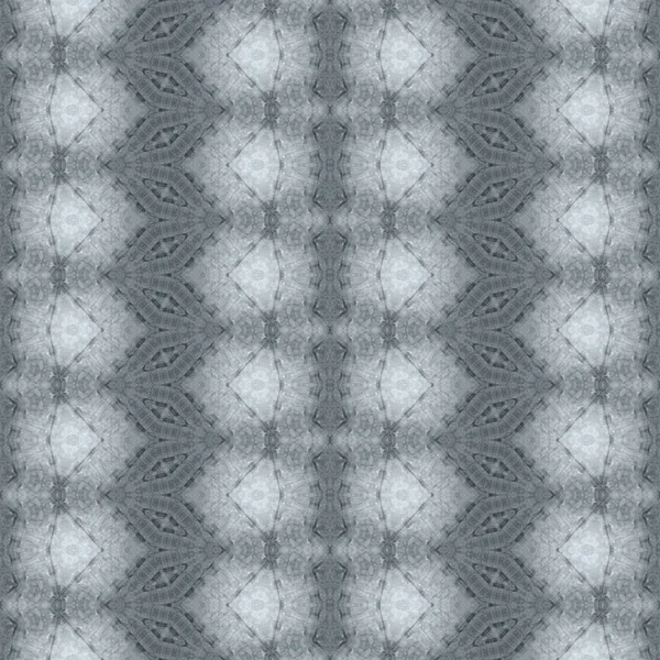 Gray Color Bohemian Pattern Gray Colour Geometric Textile Seamless Watercolour — Stock Photo, Image