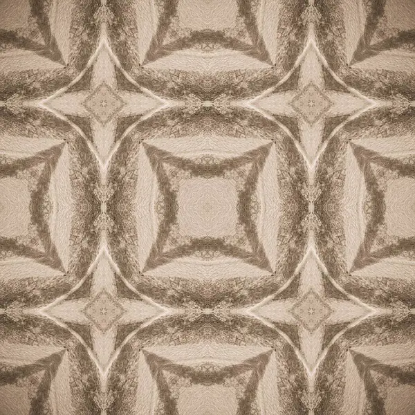 Beige Retro Pattern Gray Old Drawing Creme Geometry Moroccan Paper — Stock Photo, Image