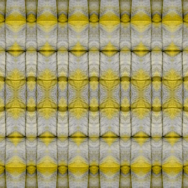 Sarı Bohem Zig Zag Beyaz Katır Gri Doku Batik Sarı — Stok fotoğraf