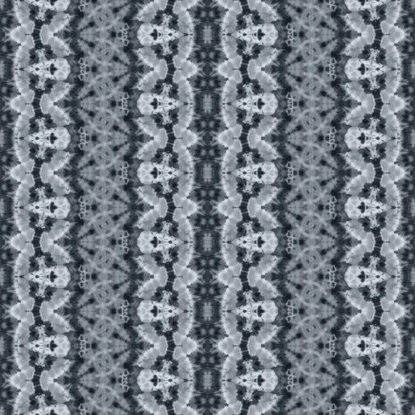 Geometrisches Muster Grauer Farbe Abstrakter Streifen Boho Batik Nahtlose Geo — Stockfoto