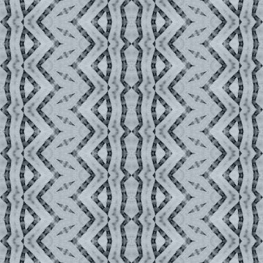 Gri Renkli Geometrik Desen. Etnik Geometrik Batik. Gri renkli Geometrik Fırça. Gri renkli Bohem dokusu. Soyut Geo Yazıcı. Kusursuz Suluboya Vuruşu Şablonu Kusursuz Çizgili İkat Batik.