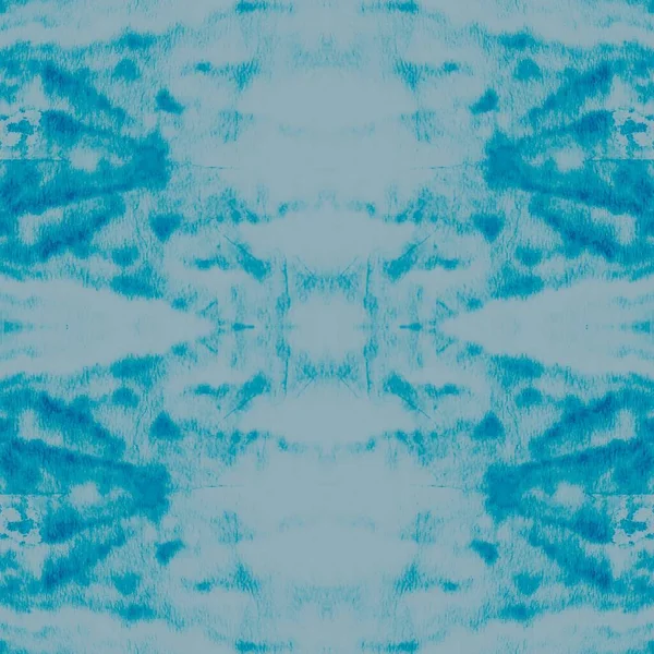 Blauwe Streep Ontwerp Heldere Stof Vorm Vurige Geometrische Herhaling Sneeuw — Stockfoto