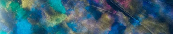 Tie Dye Neon Gradient Watercolour Блакитна Смуга Dyed Watercolor Texture — стокове фото