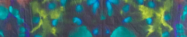 Kravat Boyası Neon Gradyan Suluboya Mavi Çizgili Suluboya Desen Shibori — Stok fotoğraf