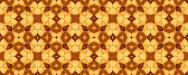 Textura Mística Brilhante Marrom Arabesque Floral Motif Tinta Batik Étnica — Fotografia de Stock