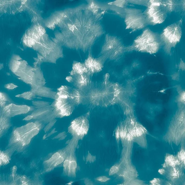 Sea Spiral Boho Spiral Dyed Print Blue Grunge Swirl Splash — Stock Photo, Image
