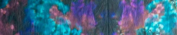 Tie Dye Neon Gradient Aquarel Grijze Streep Geverfd Aquarel Textuur — Stockfoto