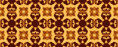Sarı Türk Mozaik Modeli. Soyut Mistik Mürekkep. Oriental Geometric Ikat. Parlak Etnik Batik Boyası. Sert Arapça Deney Tasarımı. Fas Geometrik Düzen Katı. Kahverengi Mürekkep