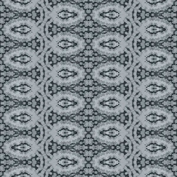 Gray Color Bohemian Pattern Seamless Watercolour Repeat Pattern Ethnic Bohemian — Stock Photo, Image