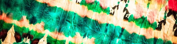 Tie Dye Neon Abstract Watercolour Смуга Червоного Кольору Ефект Зеленого — стокове фото