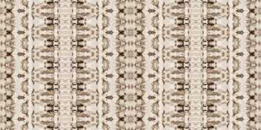 Kırsal kabile baskısı. Retro Geo Suluboya. Eski Bohem Düzeni. Sepia Boho Batik. Kirli Kusursuz Fırça. Bej rengi Ikat. Eski Geometrik Çamur. Retro Boyalı Doku. Retro boyalı kravat boyası. Kirli Geo Grunge