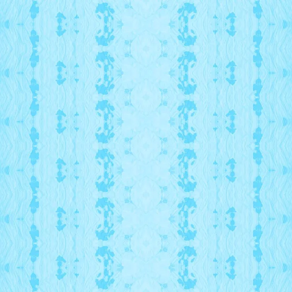 Water Geo Batik Blue Boho Abstract Rsi Teñido Azul Cloud — Foto de Stock