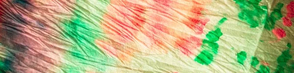 Nyakkendő Festék Neon Gradiens Akvarell Shibori Mártogatós Minta Vörös Csík — Stock Fotó