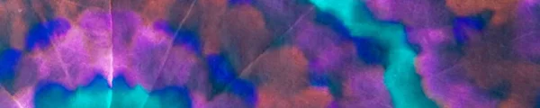 Tie Dye Neon Abstract Aquarel Blauwe Streep Neon Aquarel Patroon — Stockfoto