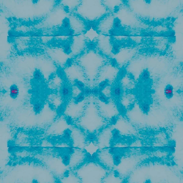 Tinta Tecido Tingido Azul Tela Texturizada Brilhante Ornamento Inverno Nevado — Fotografia de Stock