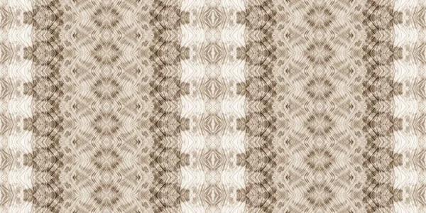 复古地球水彩画 老波希米亚污垢 肮脏的民族印刷品 Sepia Batik 复古博豪纺织品 古老的几何纹理 使用Geo Tie Dye — 图库照片