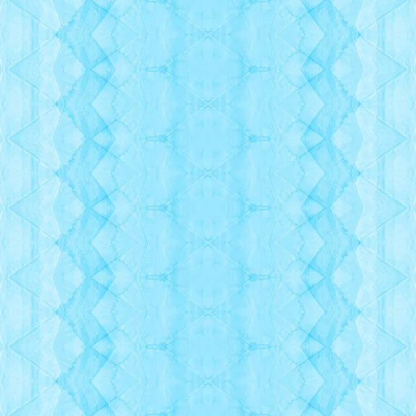 Azure Geo Brush Sky Batik Tessuto Tinto Bianco Blue Geometric — Foto Stock