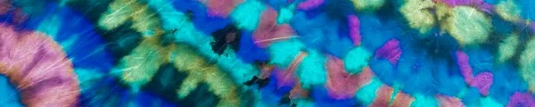 Ισοπαλία Dye Neon Αφηρημένη Υδατογραφία Μπλε Ρίγα Νέον Μοτίβο Ακουαρέλα — Φωτογραφία Αρχείου