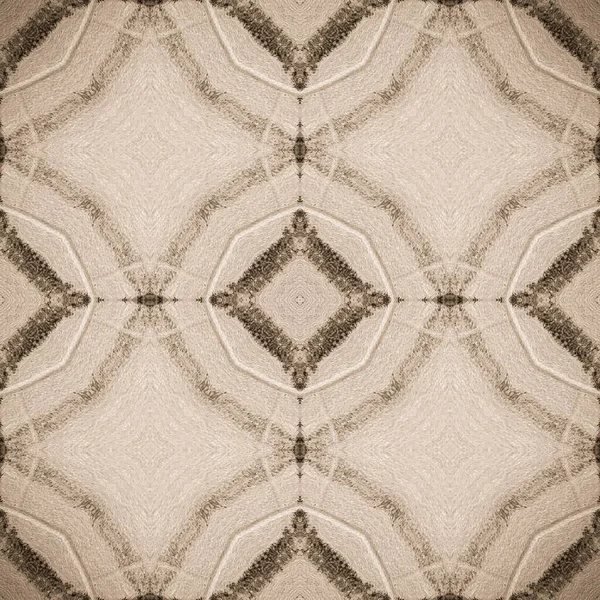 Sepia Mallen Spanska Teckningen Linje Blommig Färg Geometrisk Geometri Grå — Stockfoto