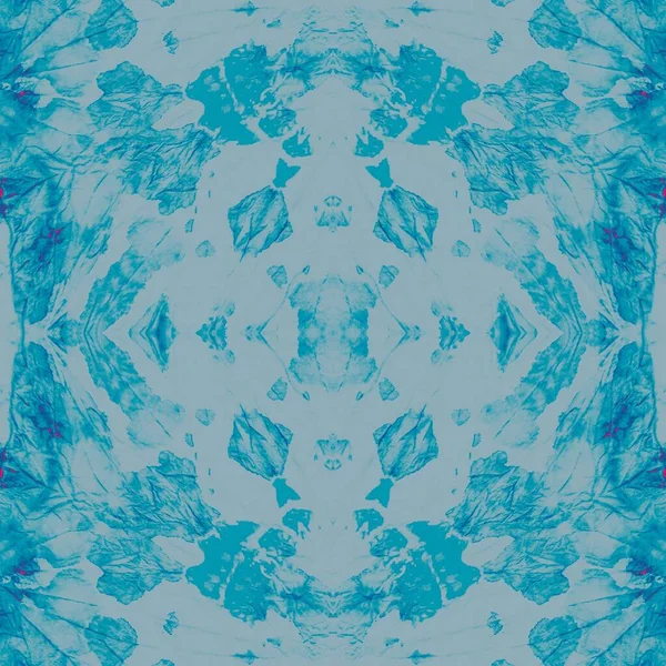 Голубая Полоса Плакат Холодной Аквамарины Фрост Бесшовный Баннер Огненная Кисть — стоковое фото