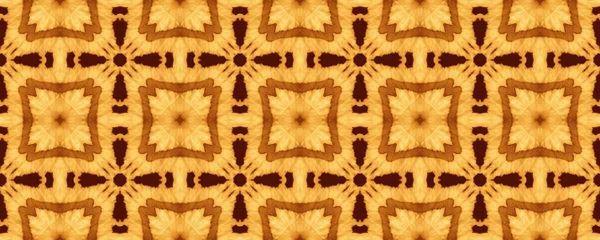 Batik Floral Brown Motion Aged Ornate Ornament Texture Résumé Carrelage — Photo