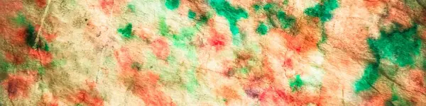 Tie Dye Neon Gradient Aquarel Shibori Dip Patroon Rode Streep — Stockfoto